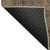 3' X 5' Rust And Gray Striped Washable Area Rug With UV Protection