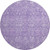 8' Plum And Beige Floral Washable Round Rug With UV Protection