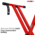 Keyboard Stand Dual X Shape Adjustable Foldable Portable Key Board Stands w Locking Strap