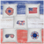 Stars & Stripes Pillow Covers - White Pillow - 18”x18”