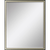 30" Silver Solid Wood Framed Accent Mirror