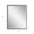 30" Silver Solid Wood Framed Accent Mirror