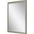 30" Silver Solid Wood Framed Accent Mirror