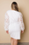 Surplice Neckline Floral Puff Sleeves Plus Size Dress