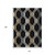 10' X 14' Black Beige And Gray Geometric Washable Indoor Outdoor Area Rug