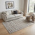 5' X 8' Tan And Ivory Wool Abstract Hand Tufted Area Rug