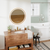 30" Silver Round Lighted Frameless Bathroom Vanity Mirror