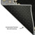 5' X 8' Black Beige And Gold Oriental Washable Area Rug With UV Protection