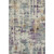 8' X 10' Linen And Purple Abstract Washable Area Rug With UV Protection