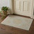 3' X 5' Brown Medallion Area Rug With Fringe