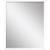 30" White Solid Wood Framed Accent Mirror