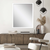 30" White Solid Wood Framed Accent Mirror