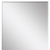 30" White Solid Wood Framed Accent Mirror