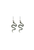 Swirling Snake Earrings - Silver