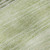 8' Artichoke Green And Taupe Striped Washable Round Rug With UV Protection