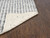 8' X 10' Beige And Gray Wool Hand Woven Area Rug