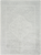 4' X 6' Gray Floral Power Loom Worn Faded Area Rug