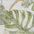 3' X 5' Ivory Green And Beige Floral Washable Area Rug With UV Protection