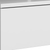 12" White Wood One Drawer Nightstand