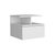 12" White Wood One Drawer Nightstand