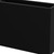 24" X 30" Black Metal Rectangular Pot Planter