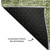 10' X 14' Artichoke Green And Ivory Floral Washable Area Rug With UV Protection