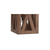 22" Brown Table Lamp With Drum Shade