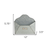 12" Gray Galvanized Metal Paper Organizer