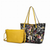 Danielle Reversible Shopper Tote Bag Crossbody Pouch 