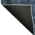 3' X 5' Navy Blue And Gray Floral Washable Area Rug With UV Protection