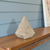 3" Wood Pyramid Decorative Sculpture