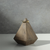 3" Wood Pyramid Decorative Sculpture