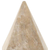 3" Wood Pyramid Decorative Sculpture