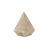 3" Wood Pyramid Decorative Sculpture