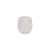 White Ceramic 5 Ounce Geometric Round Distressed Pot Planter