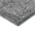 8' Gray And Silver Oriental Washable Round Rug With UV Protection