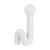 18" White Novelty Globe Lamp
