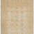 5' X 8' Beige And Copper Oriental Washable Area Rug With UV Protection