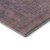 5' X 8' Mauve And Plum Striped Washable Area Rug With UV Protection