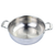 12" Silver Stainless Steel Food Steamer