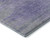 3' X 5' Plum And Ivory Abstract Washable Area Rug With UV Protection