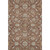 9' X 12' Rust Gray And Ivory Moroccan Washable Area Rug With UV Protection
