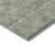 3' X 5' Artichoke Green And Beige Geometric Washable Area Rug With UV Protection