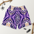 Purple African Print Men's Shorts
