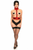 Kitten Collection Velvet & Faux Leather Single Strap Body Harness