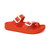 OAKLAND-06 Women's Flat EVA Jelly Double Buckle Sandal