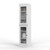 72" White Solid Wood Two Door Pantry Or Storage Closet