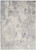 8' X 11' Ivory Blue And Gray Abstract Non Skid Area Rug