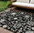 Floral Washable Indoor Outdoor Area Rug