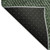 8' Fern Green And Emerald Geometric Washable Round Rug With UV Protection